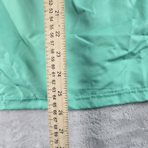 DUTCH BROS Mint Green 1/4 Hoodie Windbreaker Packable Retro Sz XS UNISEX - Picture 8 of 10
